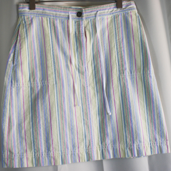 Christopher & Banks Dresses & Skirts - Pastel Stripe Casual Skirt